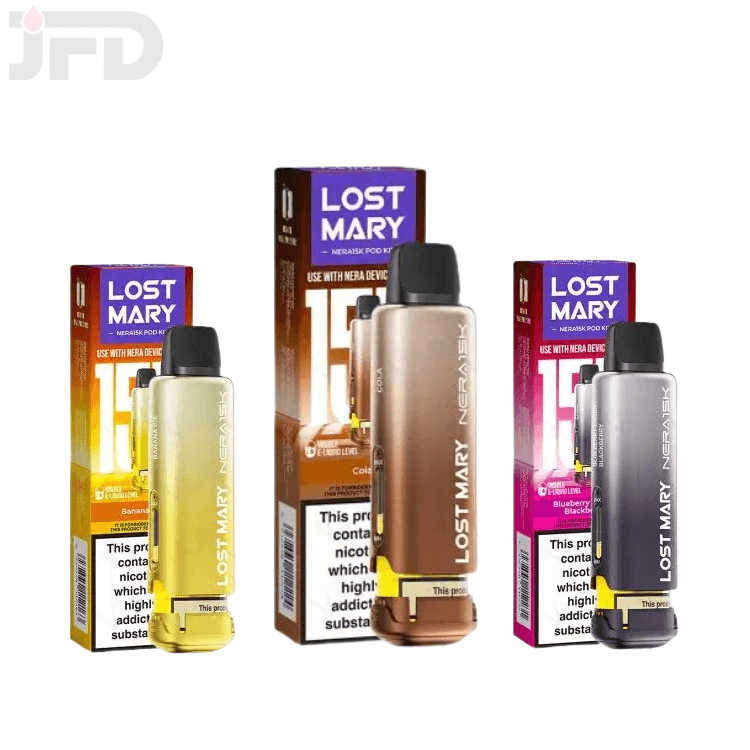 LOST MARY NERA 30K FULLVIEW PREFILLED PODS + REFILL CONTAINER