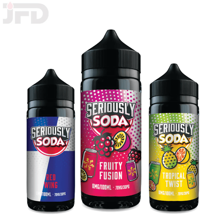 SERIOUSLY SODA SHORTFILL E-LIQUID BY DOOZY VAPE CO