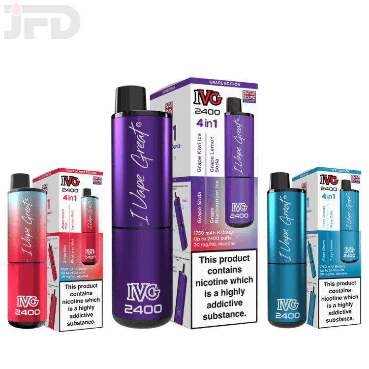 IVG 2400 4IN1 PREFILLED VAPE KIT