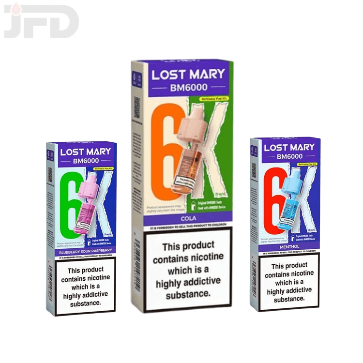 LOST MARY BM6000 PREFILLED PODS
