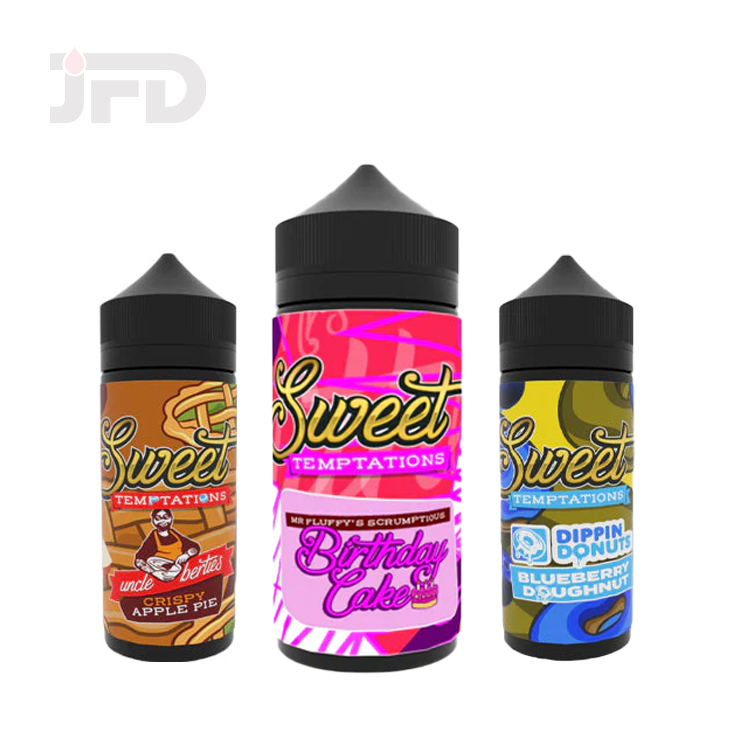 SWEET TEMPTATIONS 100ML SHORTFILL E-LIQUID