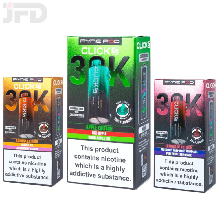 PYNE POD CLICK S 30K PREFILLED POD & BOTTLE