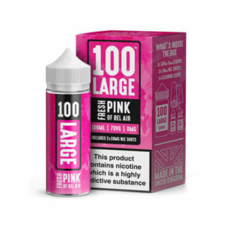 pink of bel air 100ml eliquid shortfill by 100 large juice